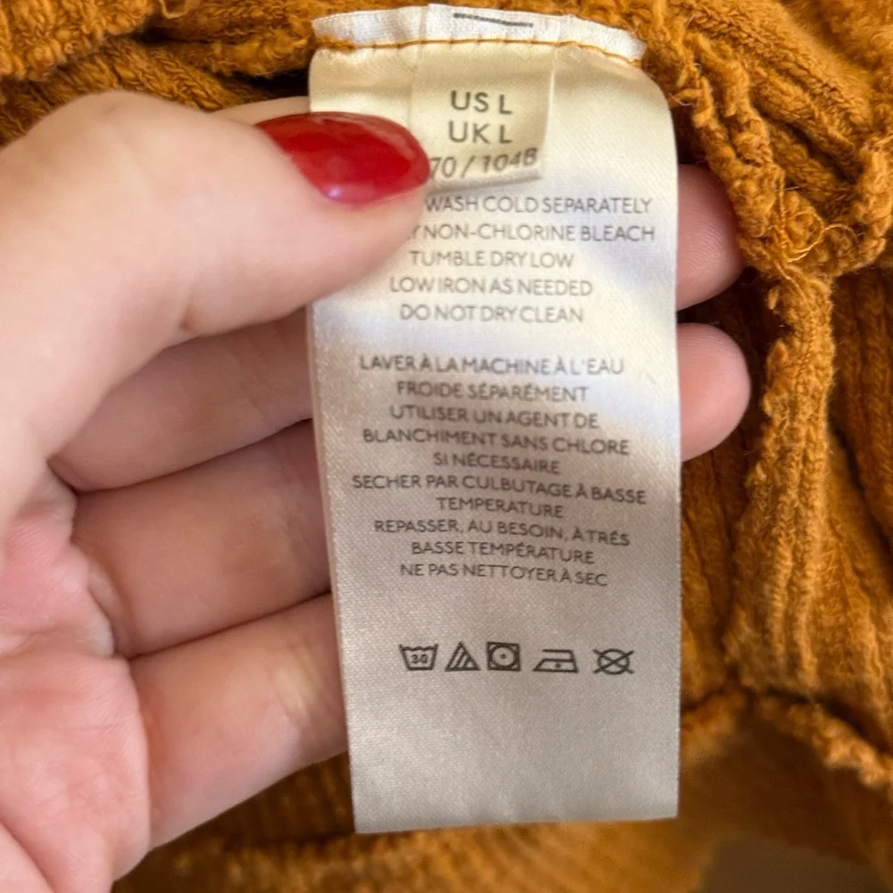Free People We the Free Orange Turtle Neck Sweater - Picture 12 of 15